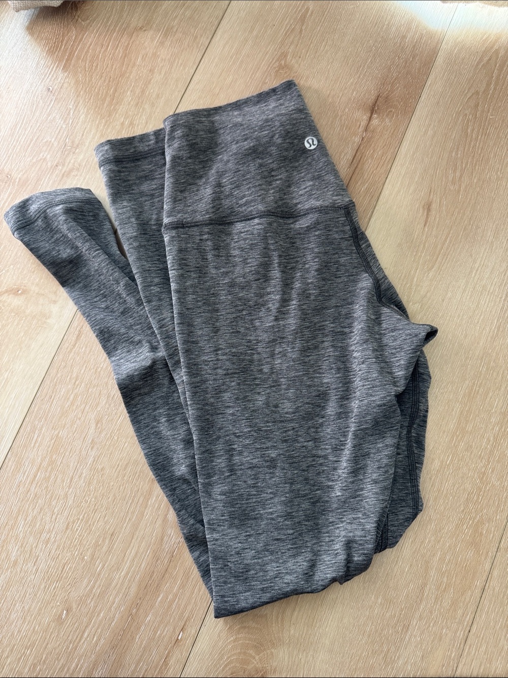 Lululemon athletica Heather Charcoal Gray Leggings 6